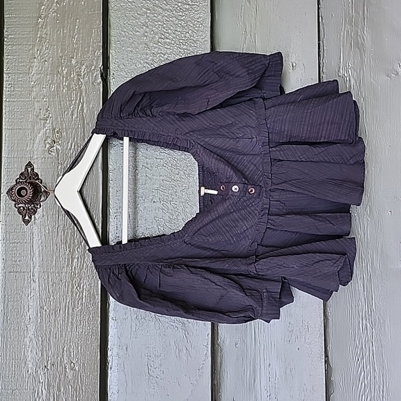 108 Free People Leave It To Me Top Black sz S NEW Women's - Picture 2 of 6